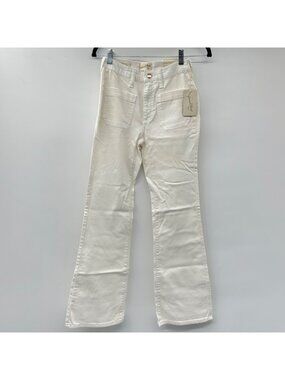 Universal Thread NWT High-Rise Flare White Denim Jeans Size 00
